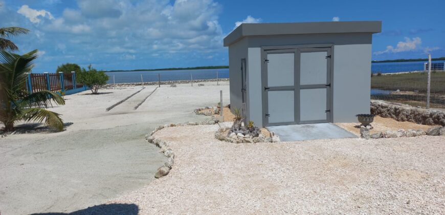 Water Front Home & Lot for Sale south of San Pedro, Belize