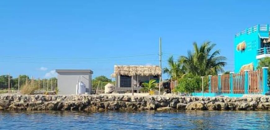 Water Front Home & Lot for Sale south of San Pedro, Belize