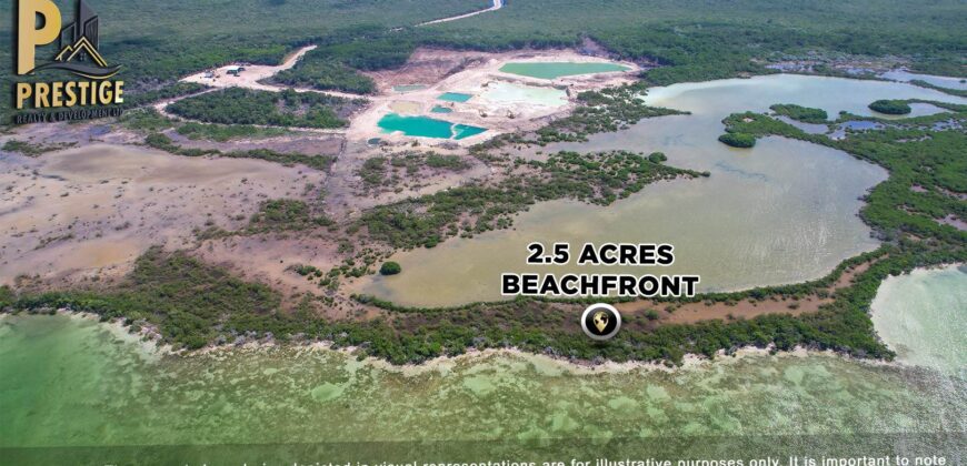 Prime 2.5 acres Beachfront Property: Ideal Investment Opportunity in San Pedro Town, Belize, Ambergris Caye, Belize