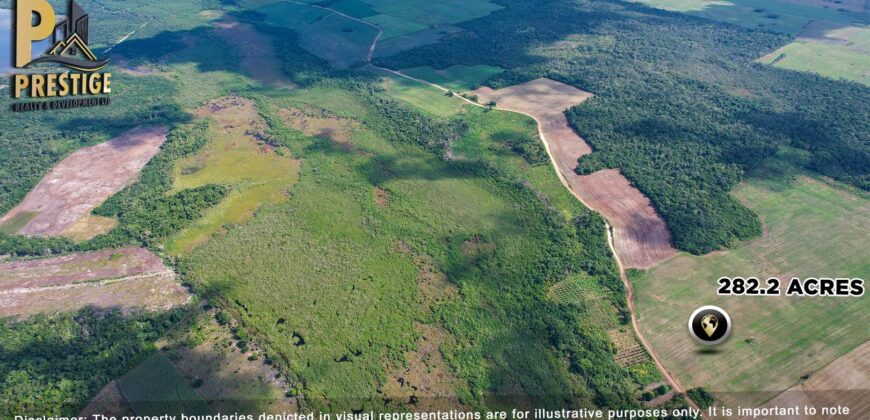 Immense 282 Acres Farmland for Sale near Little Belize , Progresso, Corozal District