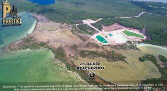 Prime 2.5 acres Beachfront Property: Ideal Investment Opportunity in San Pedro Town, Belize, Ambergris Caye, Belize