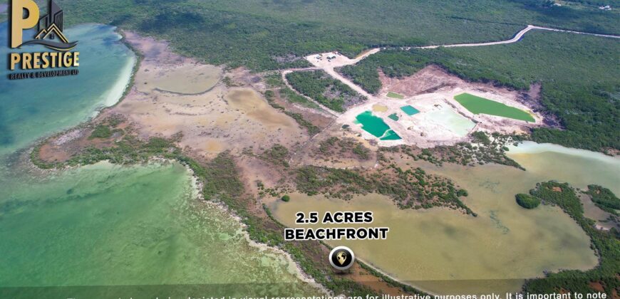 Prime 2.5 acres Beachfront Property: Ideal Investment Opportunity in San Pedro Town, Belize, Ambergris Caye, Belize