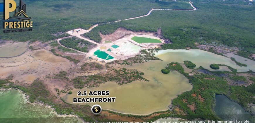 Prime 2.5 acres Beachfront Property: Ideal Investment Opportunity in San Pedro Town, Belize, Ambergris Caye, Belize