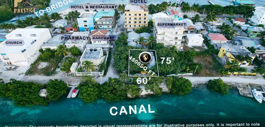 Prime Canal Lot in Boca Del Rio, San Pedro, Ambergris Caye, Belize