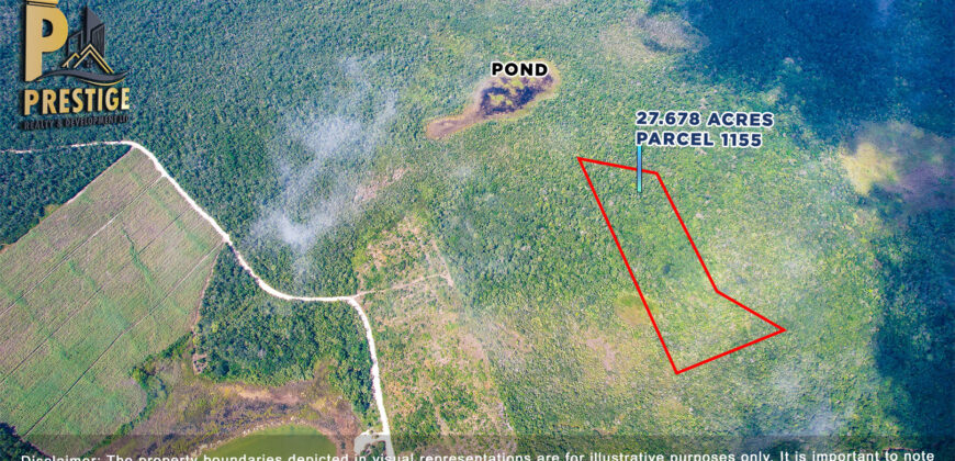 27.678 Acres Property Near Honey Camp Lagoon, Orange Walk, Belize