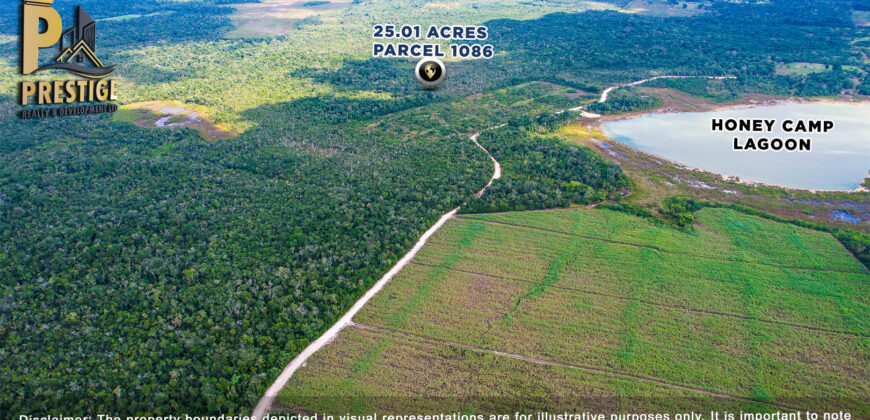 25.01 Acres Property Near Honey Camp Lagoon, Orange Walk, Belize