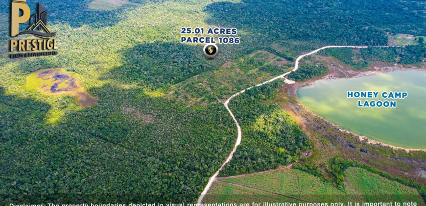 25.01 Acres Property Near Honey Camp Lagoon, Orange Walk, Belize