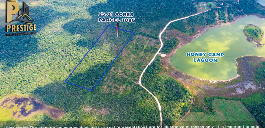 25.01 Acres Property Near Honey Camp Lagoon, Orange Walk, Belize