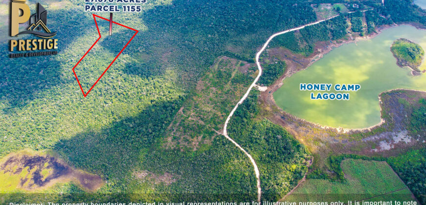 27.678 Acres Property Near Honey Camp Lagoon, Orange Walk, Belize