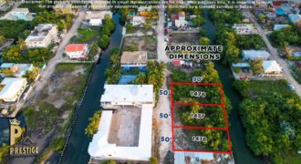 Prime Canal Lots, San Pedro Ambergris Caye- $110,000USD each