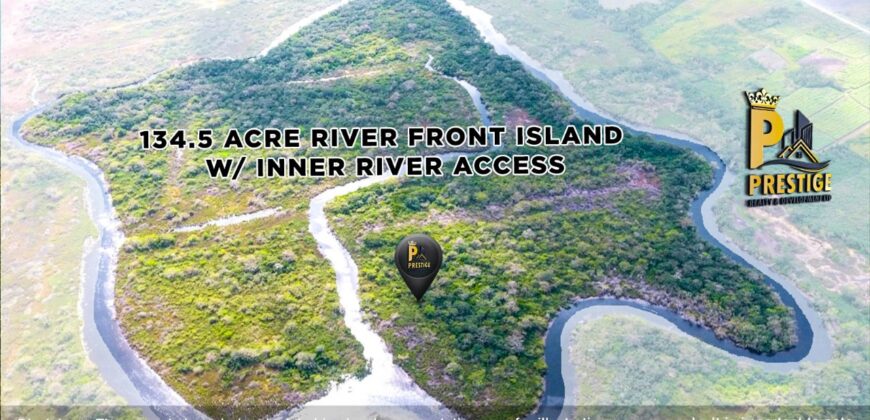 Prime 134.5-Acre Riverfront Island Development Opportunity, Orange Walk, Belize