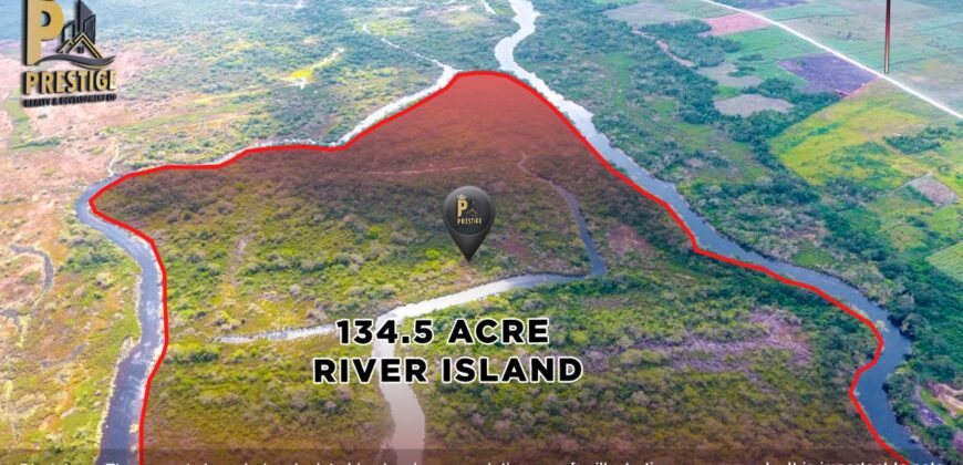 Prime 134.5-Acre Riverfront Island Development Opportunity, Orange Walk, Belize