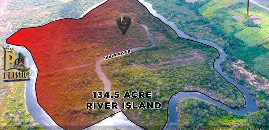 Prime 134.5-Acre Riverfront Island Development Opportunity, Orange Walk, Belize